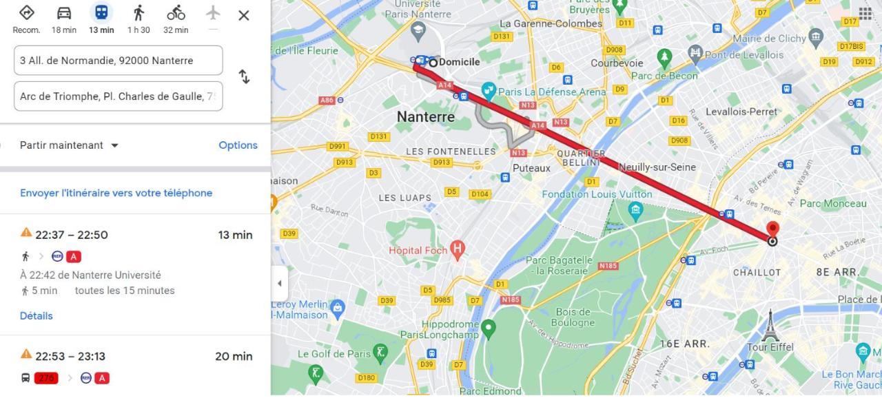Comfortable Rooms In Nanterre University Near La Defense Arena And Paris With Very Good Wifi Esterno foto